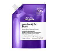 L’Oréal Professionnel - Keratin Alpha Sleek Shampoo professionale senza solfati, anticrespo e disciplinante, idrata i capelli, dona morbidezza e luminosità 500 ml unisex