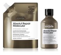 L’Oréal Professionnel Serie Expert Absolut Repair Molecular confezione conveniente per capelli rovinati