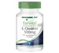 L-ornitina 500 mg - 120 capsule - aminoacido proteinogeno - VEGAN | fairvital