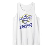 L"oroscopo angosciato chiede lo slogan umoristico di Shakespeare Canotta