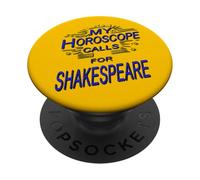 L"oroscopo angosciato chiede lo slogan umoristico di Shakespeare PopSockets PopGrip Adesivo