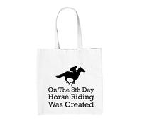 L' Ottavo Giorno È Nato Il Cavallo - Borsa In Tela - Equestrian