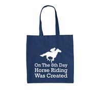 L' Ottavo Giorno È Nato Il Cavallo - Borsa In Tela - Equestrian