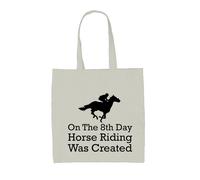L' Ottavo Giorno È Nato Il Cavallo - Borsa In Tela - Equestrian