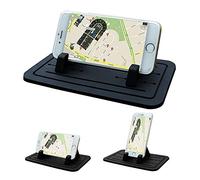 L&P A144 supporto silicone tappetino antiscivolo universale auto antiscivolo Handy multiuso Pad Cellulare Supporto Smartphone compatibile con iPhone X 8 7 Plus 6S 6 5 4 Samsung Galaxy S8 S7 S6 S5 S4