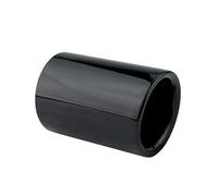 L&P A303 1 Terminale di Scarico 70mm acciaio inox nero lucido cromato plug&play tubo di scappamento tubo scappamento diaframma terminali 18307610636 18307610635 18307610634 18307610633 18307610632