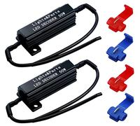 L & P B547 H1 H3 HB3 HB4 H7 H8 H11 P21W PY21W Canbus 50W 6ohm Resistenza per lampadine SMD LED Nessun messaggio di errore, adatto anche per indicatori di direzione, luci