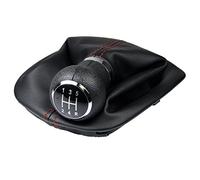 L & P Car Design L&P A257-5 Sacco leva del cambio nero di similpelle con Cucitura rosso pomello cambio marcia 5 marce telaio nero 2000-2005 facelift plug play pezzo di ricambio 3B0711113