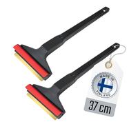 2 Raschia-Ghiaccio lungo Nero Rosso Murska Auto Messingschaber 370mm Originale