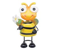 L & P Home & Gifts Lesser & Pavey - Ornamenti da giardino a forma di ape con fiori, adorabile regalo per donne e uomini, progettato da Bright Eyes, decorazioni per qualsiasi giardino