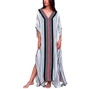 L-Peach Cardigan Lungo Kimono Boho da Donna Spazioso Loungewear Oversize Kaftan Abito da Spiaggia Copricostume