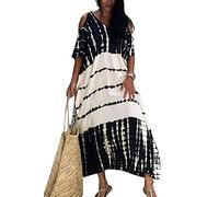 L-Peach Cardigan Lungo Kimono Boho da Donna Spazioso Loungewear Oversize Kaftan Abito da Spiaggia Copricostume