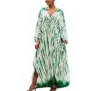 L-Peach Cardigan Lungo Kimono Boho da Donna Spazioso Loungewear Oversize Kaftan Abito da Spiaggia Copricostume