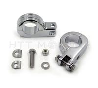 L' R Cromo Piede Pioli Supporti Autostrada Pegs Pedane Per Harley 1.5 " Motore