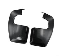 L+R Set Copertura Specchio per FORD Per TRANSIT Per CUSTOM 2012, Effetto Fibra di Carbonio, Plastica ABS, Ala Porta Sinistra e Destra