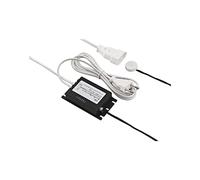 L&S Interruttore capacitivo con sensore rotondo, sensore di commutazione invisibile, 230 V fino a max. 550 W, plastica nera