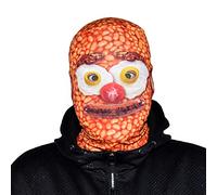 L&S PRINTS FOAM DESIGNS da Halloween Maschera FAGIOLI Breakfast FACCIA Costume Horror LYCRA