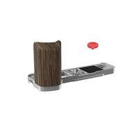 L-Shaped Grip for X100VI Camera Cold Shoe Grip Quick Release Plate One-Handed L-Plate Accessories Walnut Wood