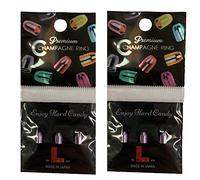 L-style 2 confezioni di Premium Champagne Ring, rosa