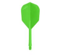 L-style BarFlight 2BA - Freccette con albero integrato, forma L3, 26 mm (260), verde fluo, 1 set (3 alette)