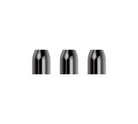 L-Style copas New Champagne Ring Negro Premium 3 unidades