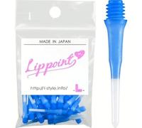 L-style Lippoint Soft Tip Points - Lunghezza regolare, 2 tonalità blu, 60 | Design bomba e costruzione durevole, per canne standard 2BA e bersagli elettronici con punta morbida