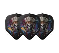 L-Style Thor-Sports EZ L1 - Flights SD Chief Skull Ver.1 in nero o bianco trasparente (nero/nero)