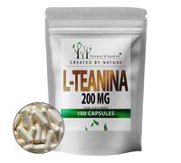 L-Teanina 200 mg - 100 capsule - l teanina integratore - Forest Vitamin