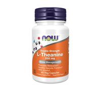 L-teanina doppia concentrazione NOW, 200 mg (60 capsule)