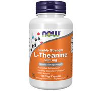 NOW Foods L-Theanine Double Strength 200 mg 120 cps