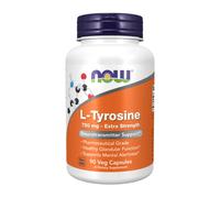 Now Foods L-Tyrosine 750 mg, Extra Strength (90 Capsule veg)
