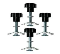 L Track Rail - L Track Threaded Stud Fittings, Vehicle Tie Down | Garage Storage System | Ergonomic Anti Slip Replacement Part Rail For Car Vehicle Airplane Garage Warehouse