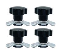 L Track Rail, Lug Threaded Stud Nut Fitting, Ergonomic Tie-Down Mounting Kit, Heavy-Duty Replacement Accessory for Car Truck Garage Airplane Storage Warehouse Organization