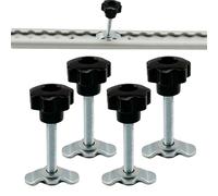 L Track Rail Mounting Strip, Lug Threaded Stud Nut Tie Down Fitting, Ergonomic Replacement Part Accessory Set, Secure Cargo Solution for Trucks Car Garage Airplane Warehouse Setups