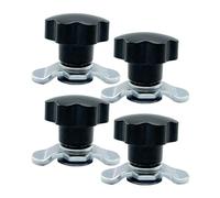 L Track Rail Mounting Strip, Lug Threaded Stud Nut Tie Down Fitting, Ergonomic Replacement Part Accessory Set, Secure Cargo Solution for Trucks Car Garage Airplane Warehouse Setups