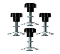 L Track Tie Down Accessories 4 Pack M8 60mm Filettatura Fissaggio Compatibile con le Comuni Dimensioni L-Rail per una gestione efficace del carico nelle flotte commerciali