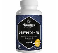 L-TRIPTOFANO 500 MG Alto Dosaggio Vegano Capsule 180 Pz. PZN16018692