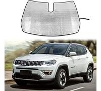 L&U Parabrezza Parasole, blocca la Forte Luce Solare e ai Raggi UV, Fronte Ombra Finestra Dom Pieghevole Sun Visor Protezione Solare per Jeep Compass 2017-2020