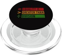 L"uguaglianza è maggiore del mese della storia nera della divisione BLM PopSockets PopGrip per MagSafe