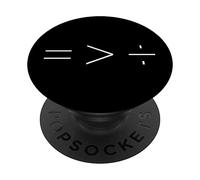 L"uguaglianza è maggiore dell"equazione semplice della divisione PopSockets PopGrip Adesivo
