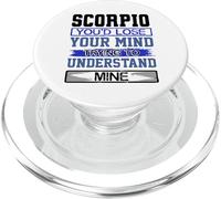L"umorismo di compleanno perde la mente per capire il mio Scorpione Compleanno PopSockets PopGrip per MagSafe