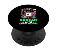 L"unico dramma che voglio è coreano con sottotitoli in inglese PopSockets PopGrip Adesivo