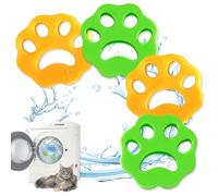 L&W Luck 4 Pezzi Acchiappa Peli per Lavatrice, Cattura Peli Lavatrice Cane, Togli Peli Lavatrice, Adatto per Rimuovere i peli di Cane e Gatto nelle lavatrici (Stile 1)