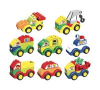 L-W Toys Junior mattoncini auto, 62 pz