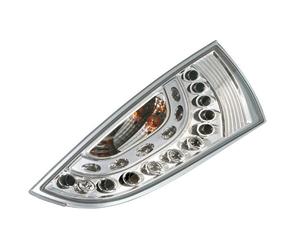 L0H Coppia Fanali Posteriori Led per Ford Focus (10/98-12/04) - Cromo