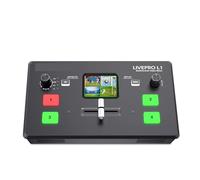 L1 V1 Mixer video multiformato Switcher 4 ingressi Produzione videocamera USB 3.0 Streaming live,Cambia senza problemi