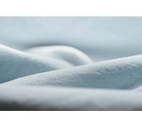 L1NK STUDIO Copripiumino Singolo Cotone Tinta Unita per Letti 90 cm (150X220cm) 100% Cotone (Percalle 200 Fili) Baby Blue