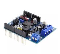 L298P MODULO MOTOR SHIELD ARDUINO UNO MEGA DRIVER MOTORI DC STEPPER SERVO