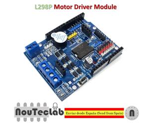L298P PWM Speed Controller Dual High-Power H-bridge Driver Motor Shield Board