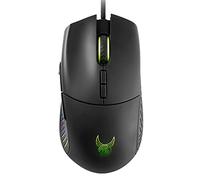 L33T Gaming - Mouse da gioco cablato Gungnir Retroeclairee 16.000 Dpi, colore: Nero
